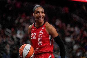 阿贾·威尔逊有望成为WNBA历史首个 场均25+且真实命中率60%+球员
